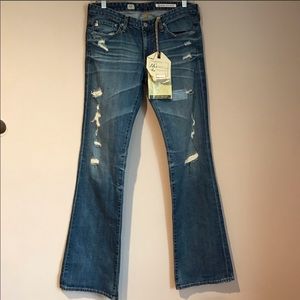AG Adriano Goldschmied distressed jeans NWT 29R